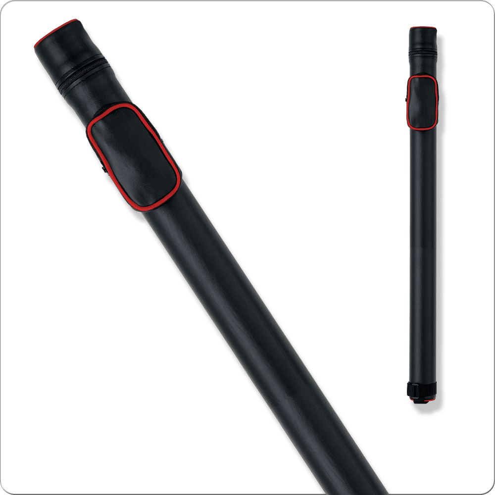Action ACPRND Hard Round Piping Pool Cue Case - 1x2 - Pool Shark Supply Pool Shark Supply