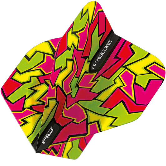 Hardcore Radical Standard Dart Flights - Pool Shark Supply