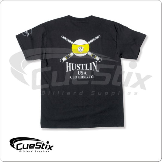 Hustlin HUS9BALL T-Shirt - Mens - Pool Shark Supply