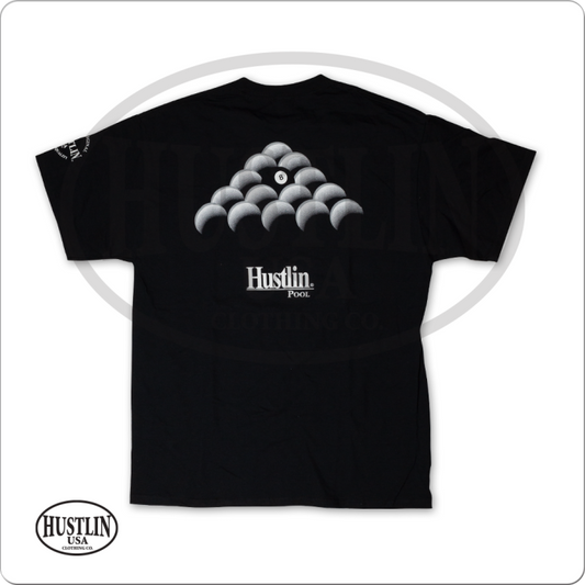 Hustlin USA HUST01 T Shirt - Male/Female - Pool Shark Supply