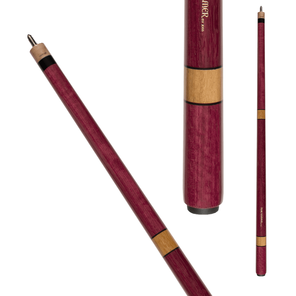 Joss JOSTHPHLIGHT Purpleheart Thor Hammer Pool Cue - Light - Pool Shark Supply Pool Shark Supply