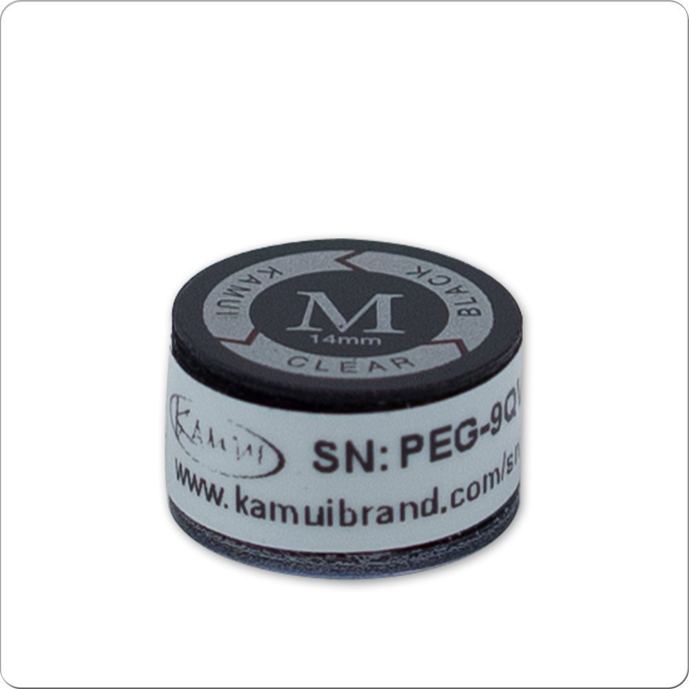 Kamui Clear Black QTKCLRBLK Tip - Single - Pool Shark Supply Pool Shark Supply