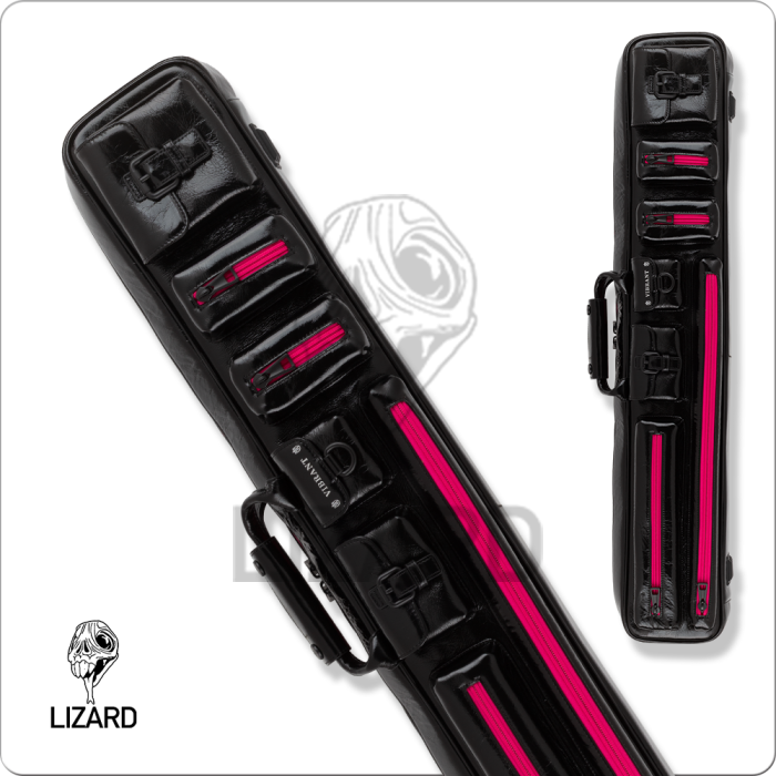 Lizard LXVMBF Vibrant Black & Pink 3x5 Soft Case - Pool Shark Supply Pool Shark Supply