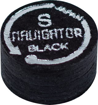 Navigator Black QTNBK Pool Cue Tip - Single - Pool Shark Supply Pool Shark Supply