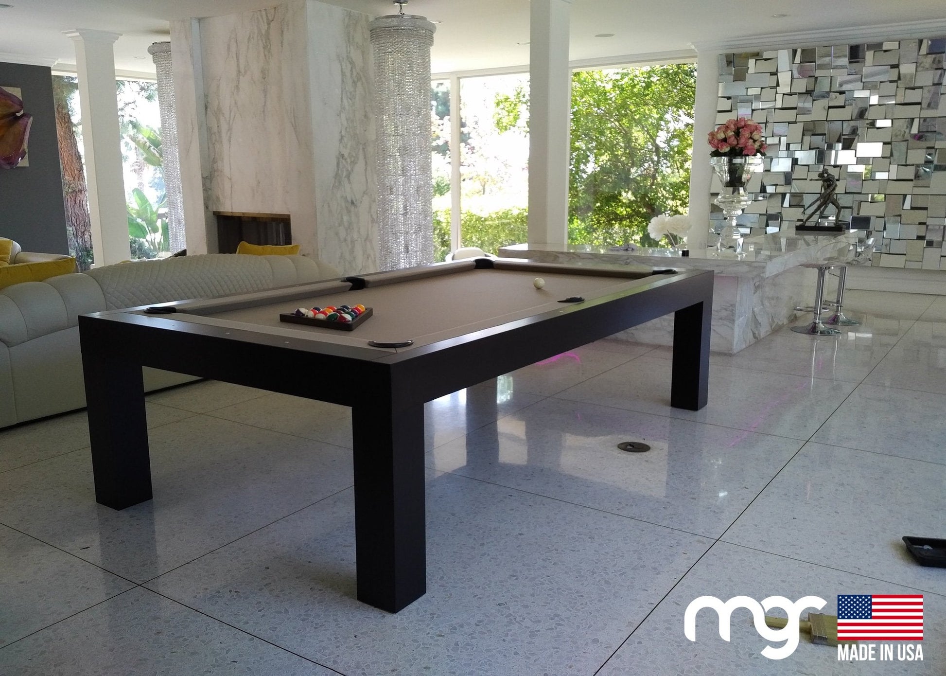 The Modern X34 (Maple Wood with Expresso Finish) - Pool Shark Supply