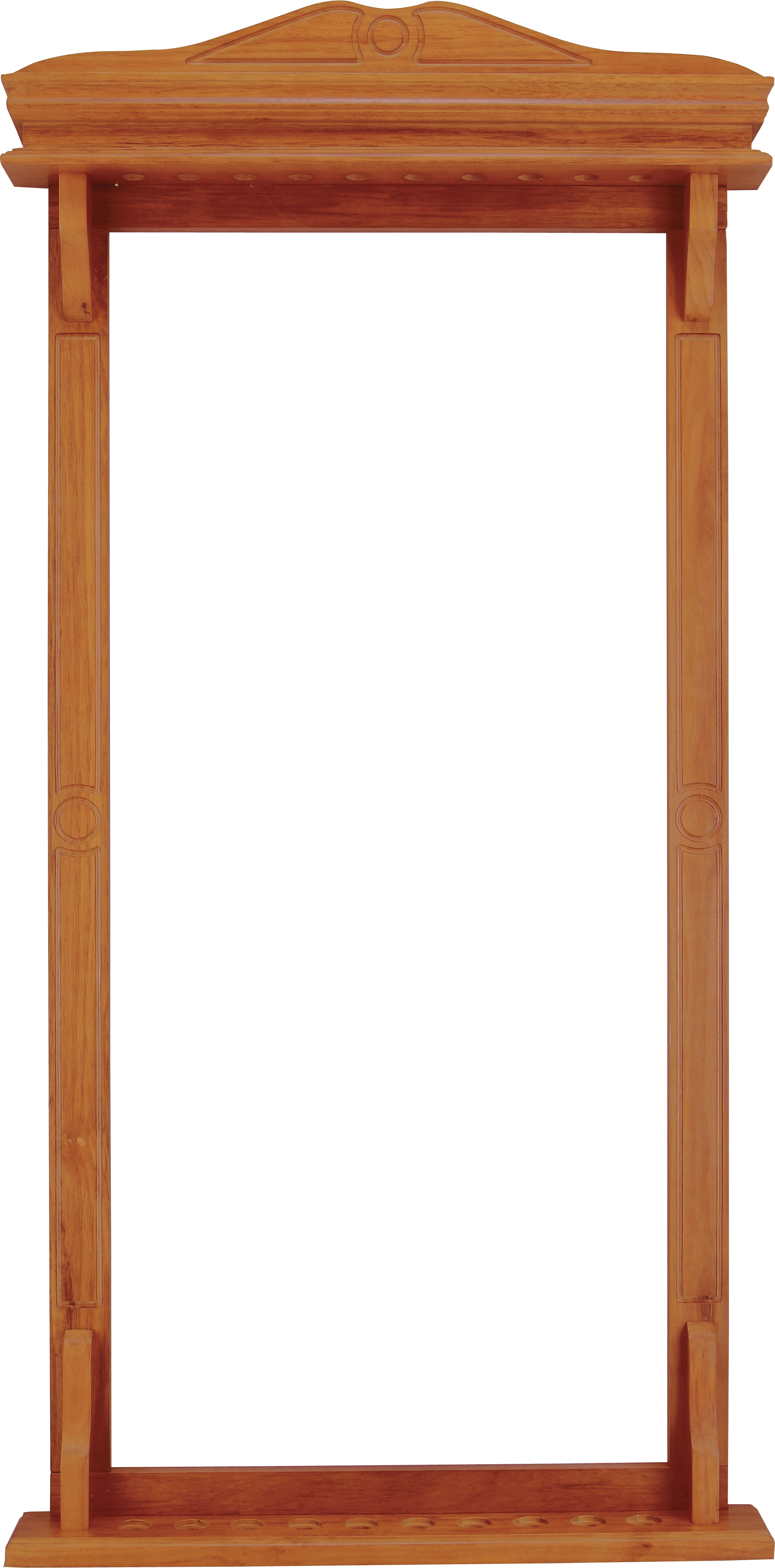 10 Cue WR10 Deluxe Wall Rack (Various finishes available) - Pool Shark Supply