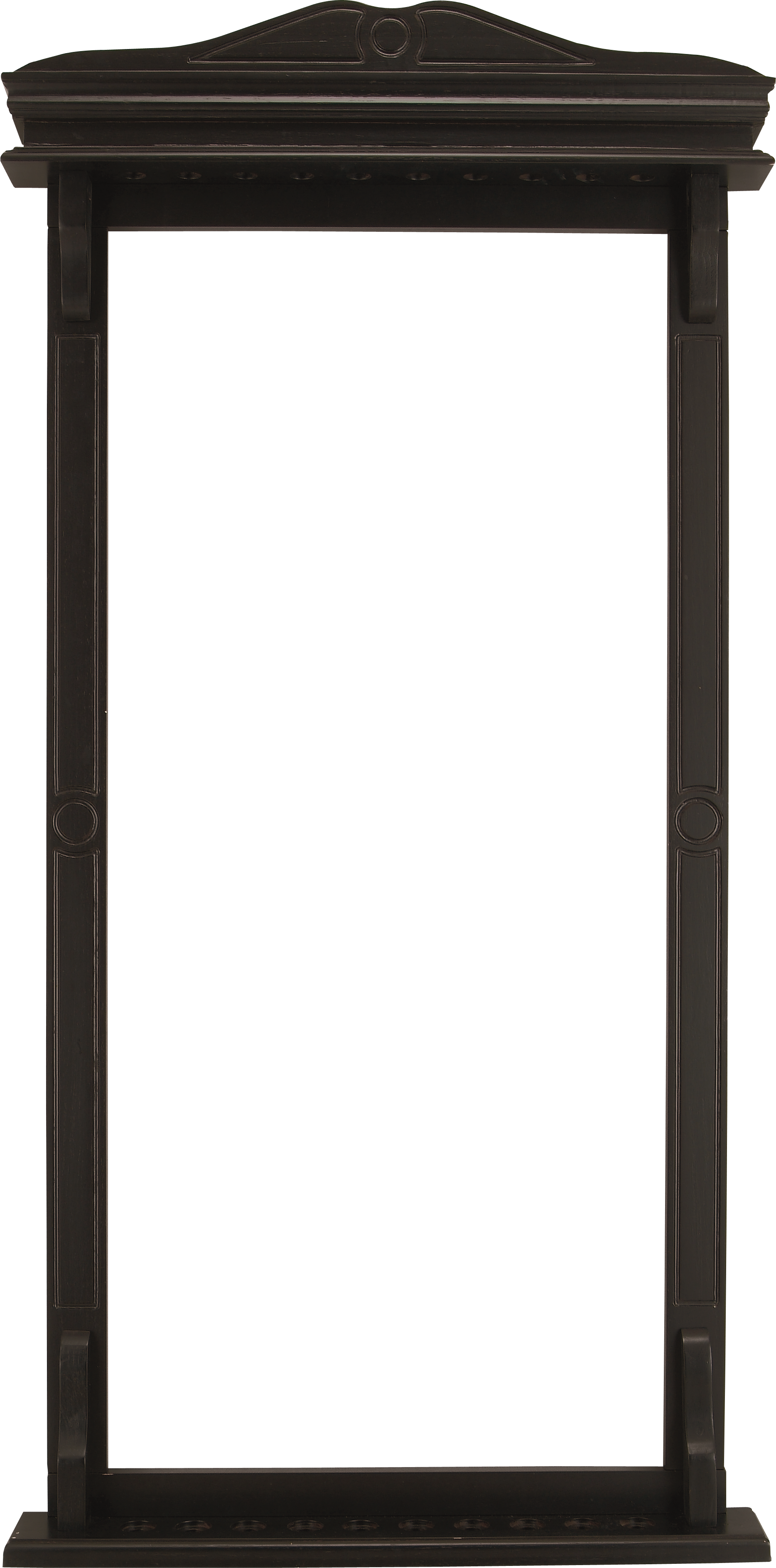 10 Cue WR10 Deluxe Wall Rack (Various finishes available) - Pool Shark Supply