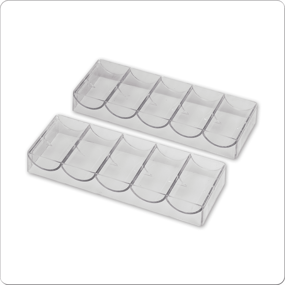 100 POKTRAY2 Chip Poker tray (Set of 2) - Pool Shark Supply