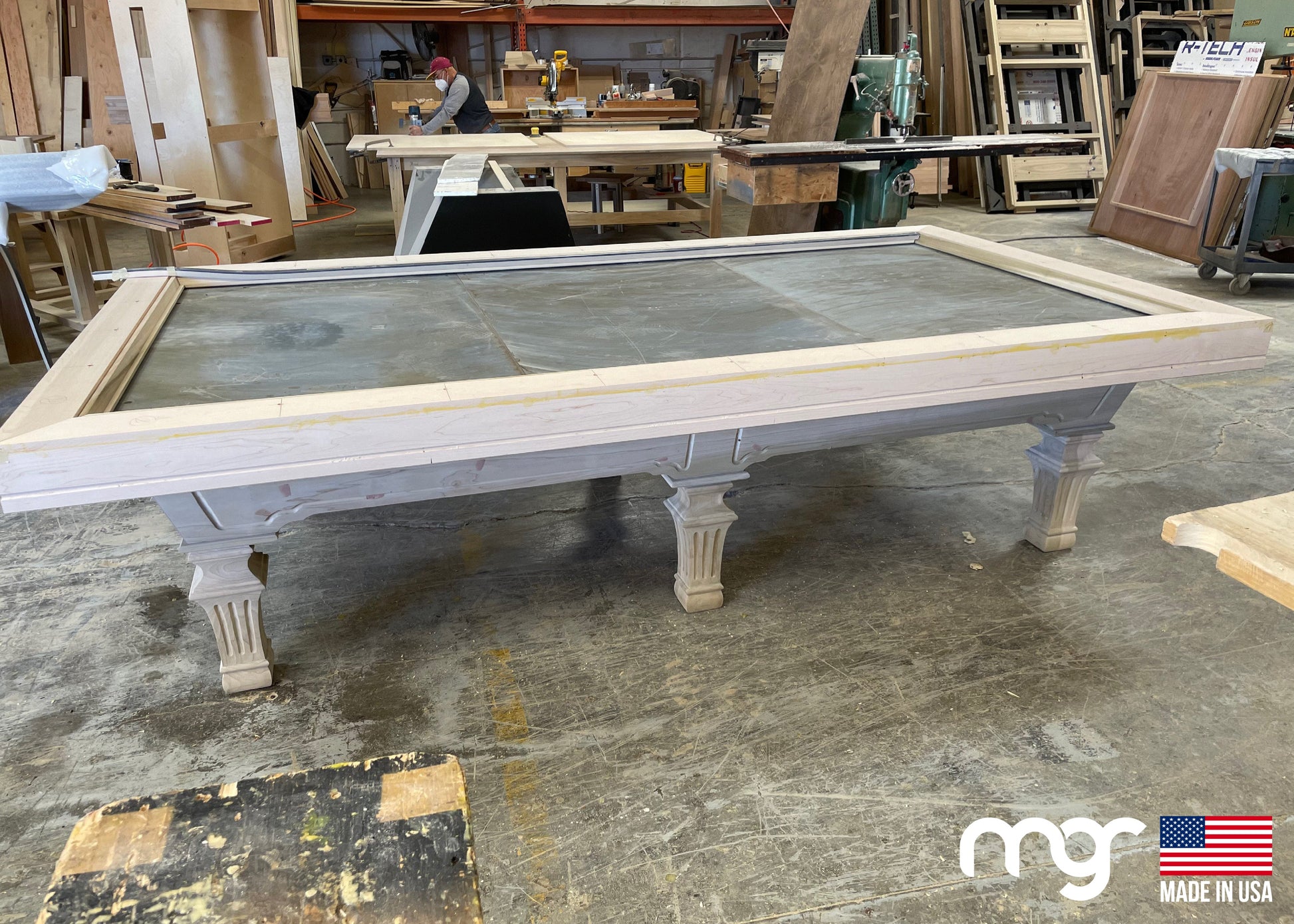 The Calabasas Carom Table - Pool Shark Supply