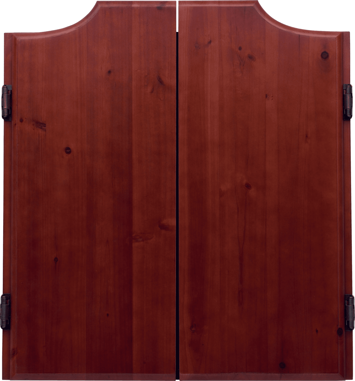 40-0600 Chocolate Stained Dart Board Cabinet - Pool Shark Supply Pool Shark Supply
