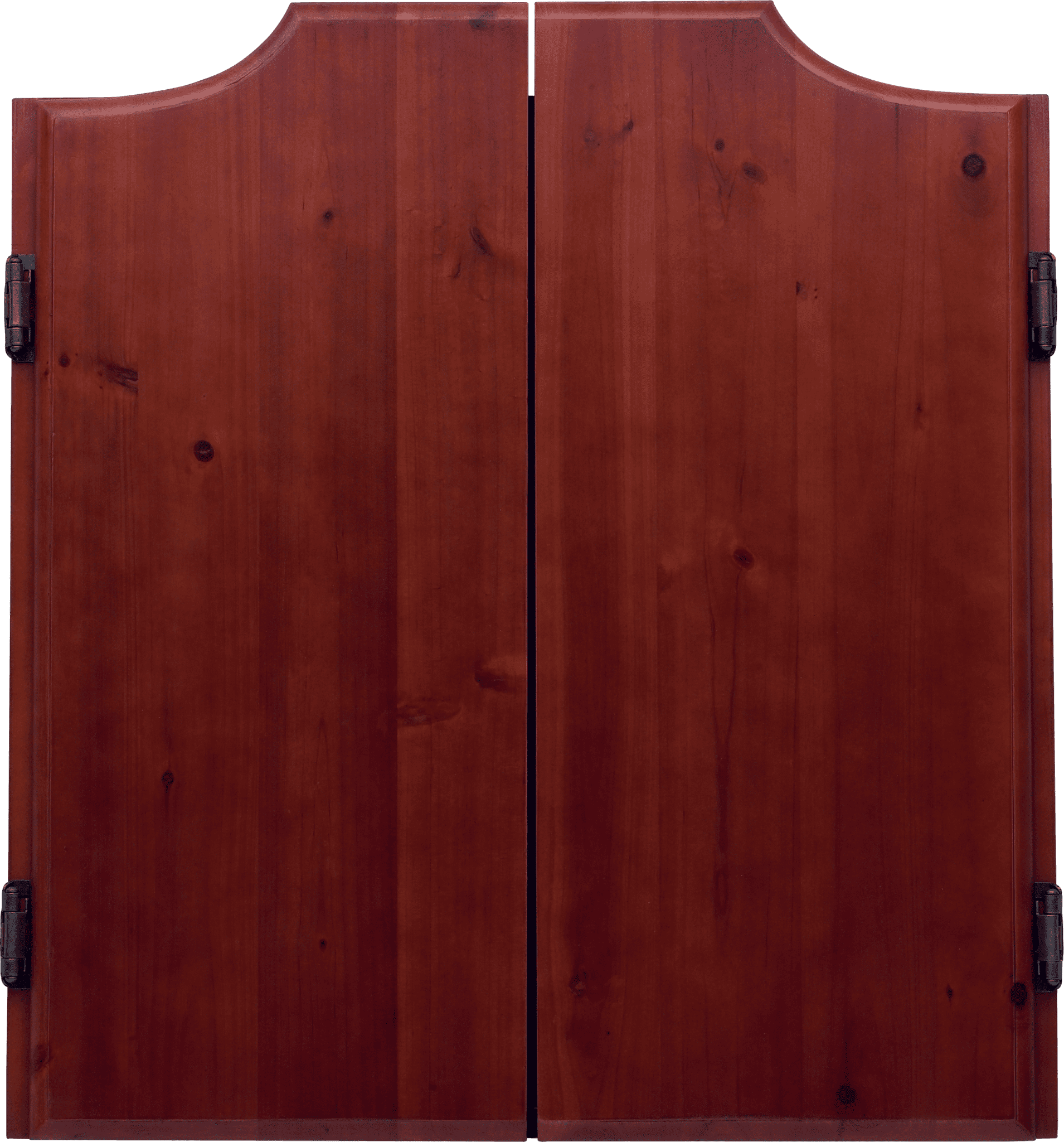 40-0600 Chocolate Stained Dart Board Cabinet - Pool Shark Supply