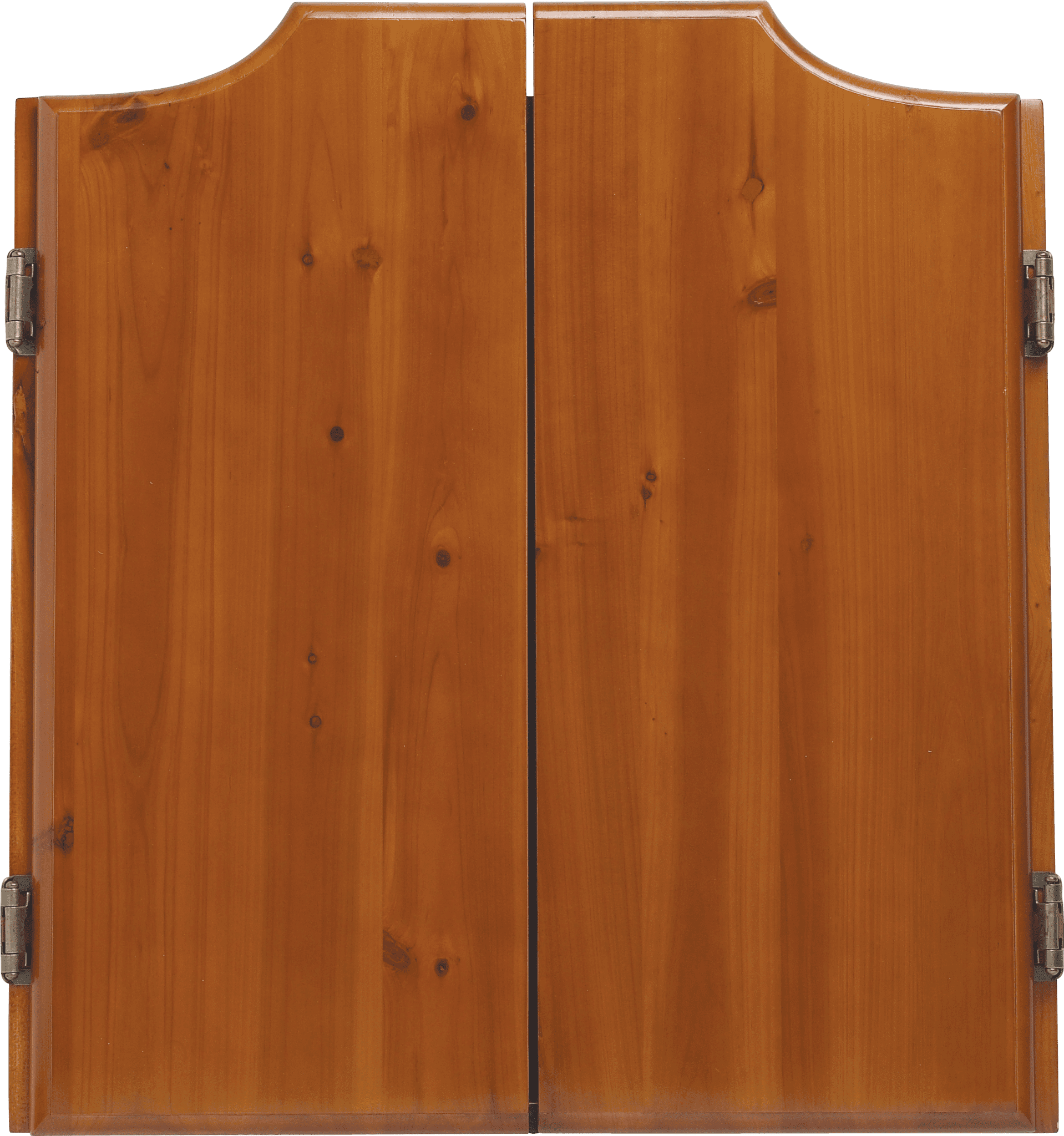 40-0700 Honey Stained Dart Board Cabinet - Pool Shark Supply