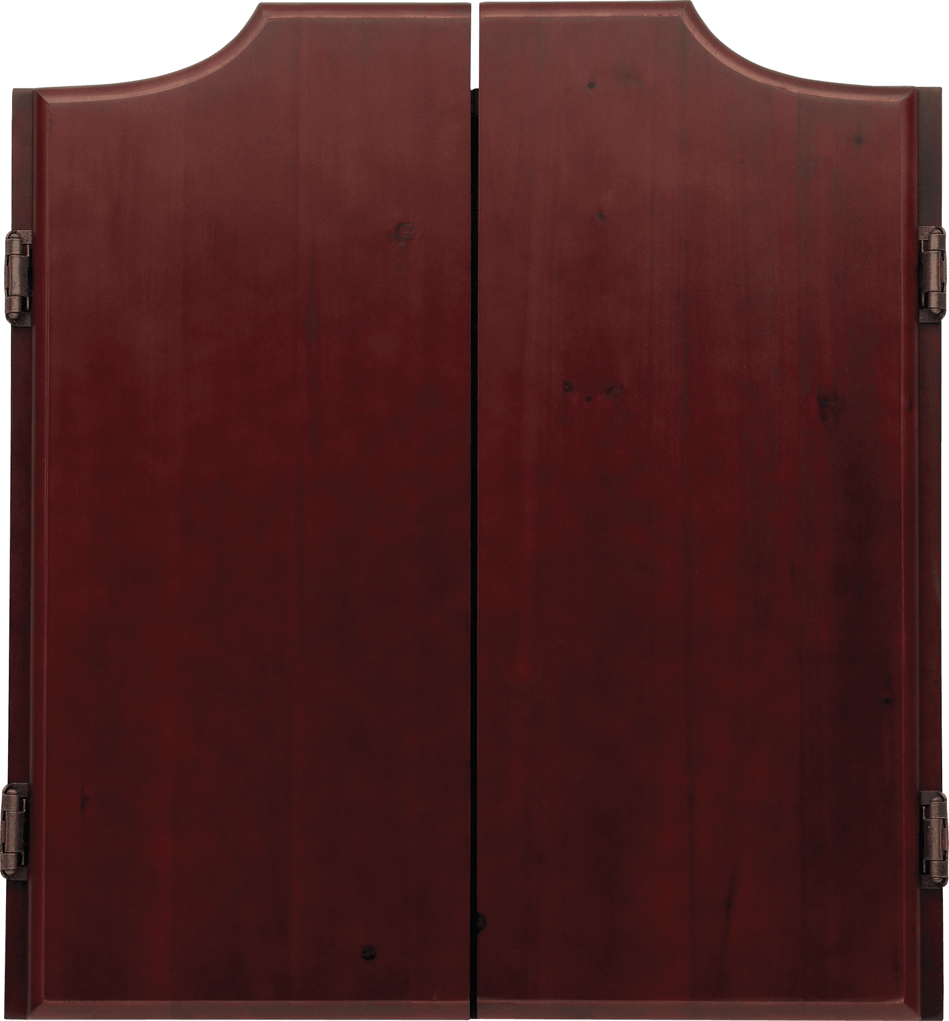 40-0900 Wine Stained Dart Board Cabinet - Pool Shark Supply