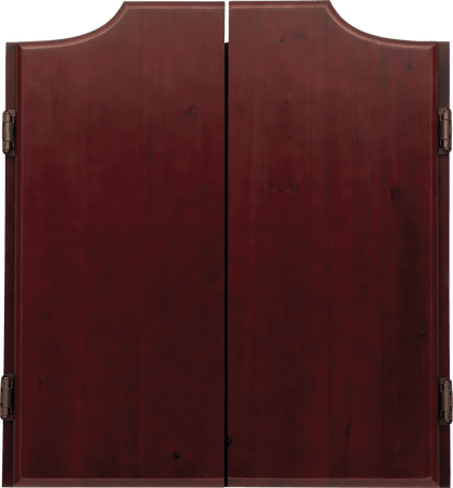 40-0900 Wine Stained Dart Board Cabinet - Pool Shark Supply