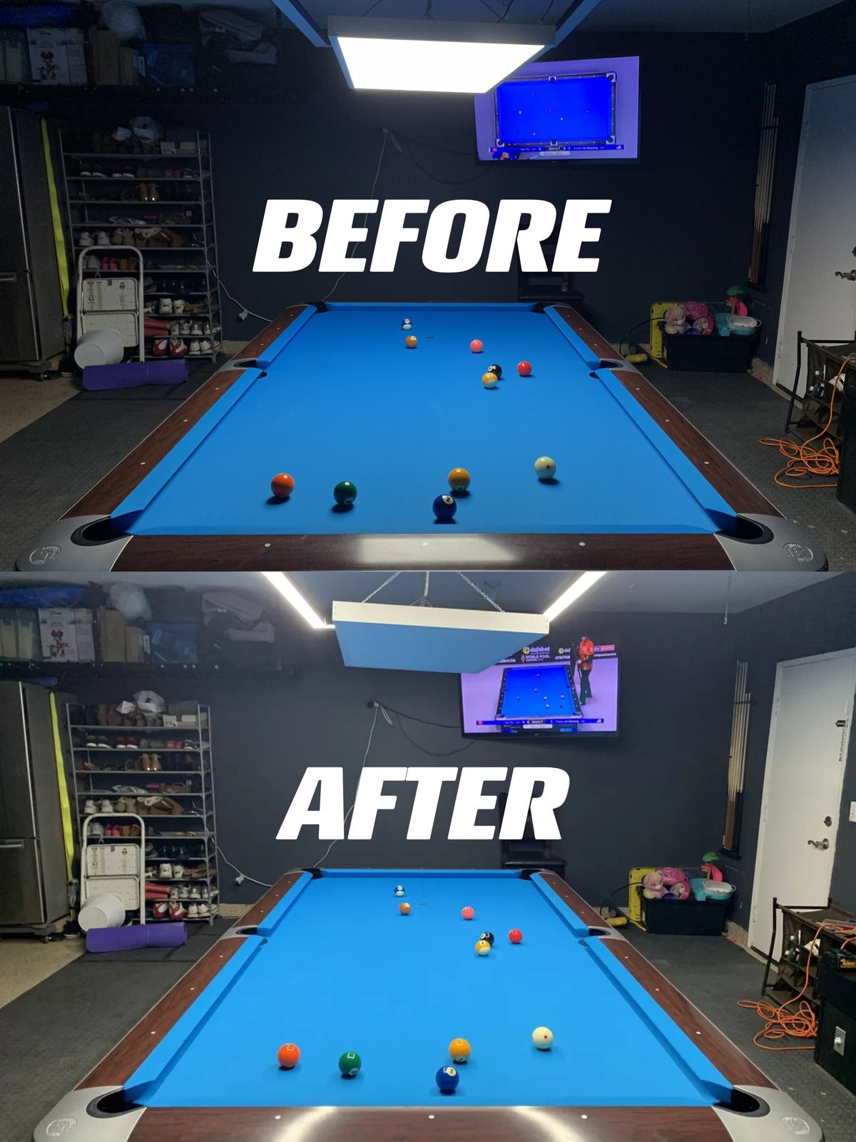 7FT Perimeter Billiard® LED Pool Table Light - Pool Shark Supply Pool Shark Supply