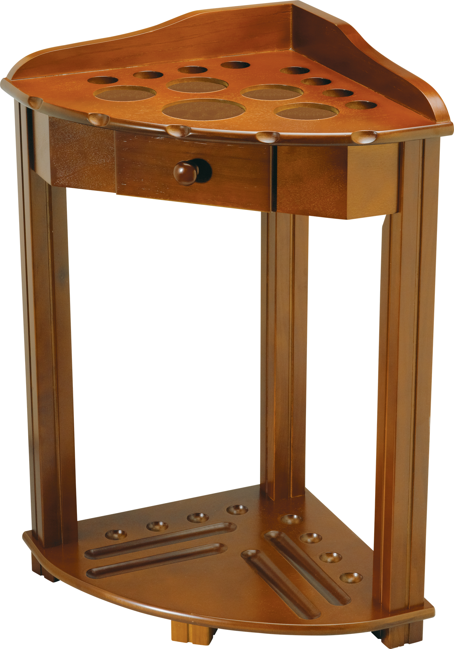 8 Cue FRH8 Deluxe Floor Rack w/ Drawer (Various finishes available) - Pool Shark Supply Pool Shark Supply