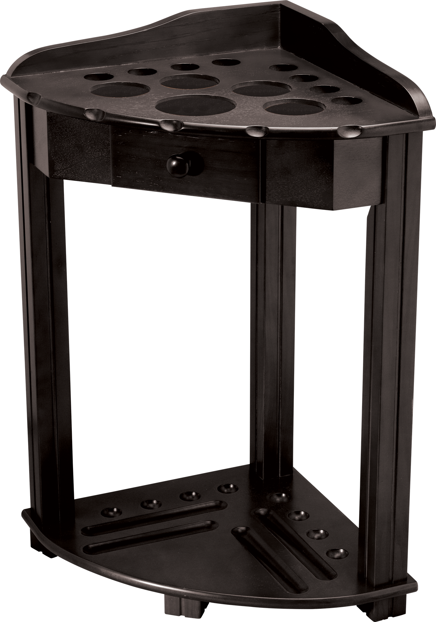 8 Cue FRH8 Deluxe Floor Rack w/ Drawer (Various finishes available) - Pool Shark Supply Pool Shark Supply