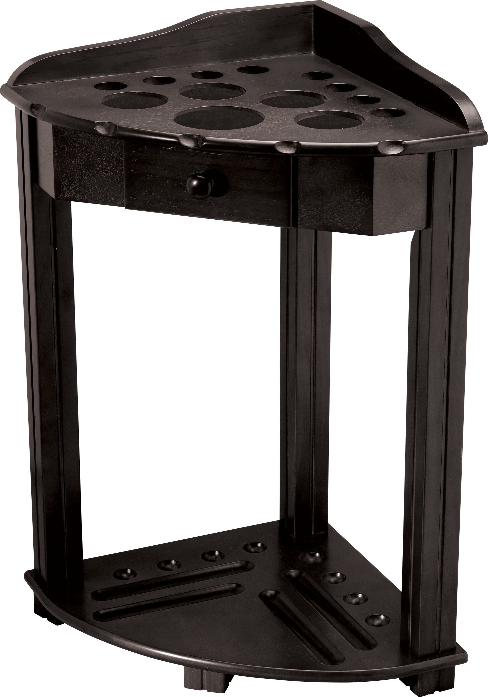 8 Cue FRH8 Deluxe Floor Rack w/ Drawer (Various finishes available) - Pool Shark Supply