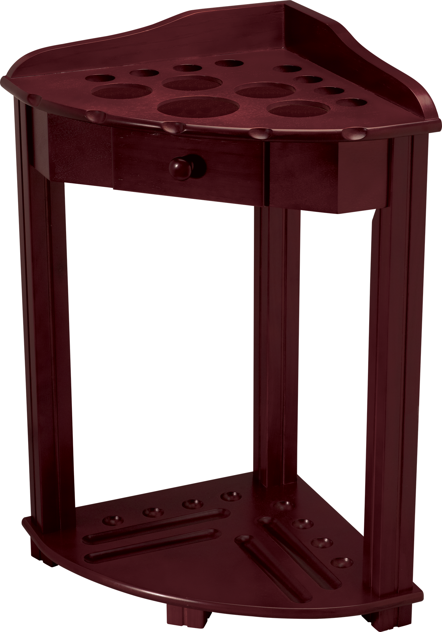 8 Cue FRH8 Deluxe Floor Rack w/ Drawer (Various finishes available) - Pool Shark Supply Pool Shark Supply