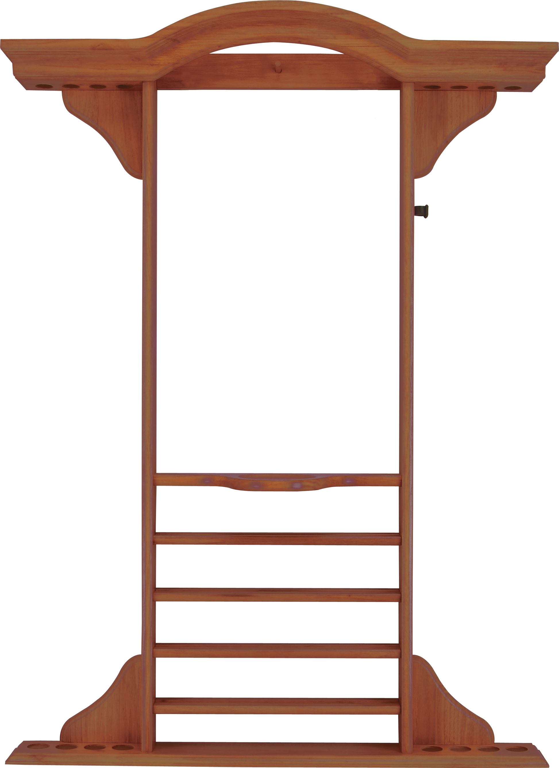 8 Cue WR8 Deluxe Wall Rack (Various finishes available) - Pool Shark Supply