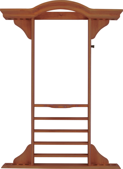 8 Cue WR8 Deluxe Wall Rack (Various finishes available) - Pool Shark Supply