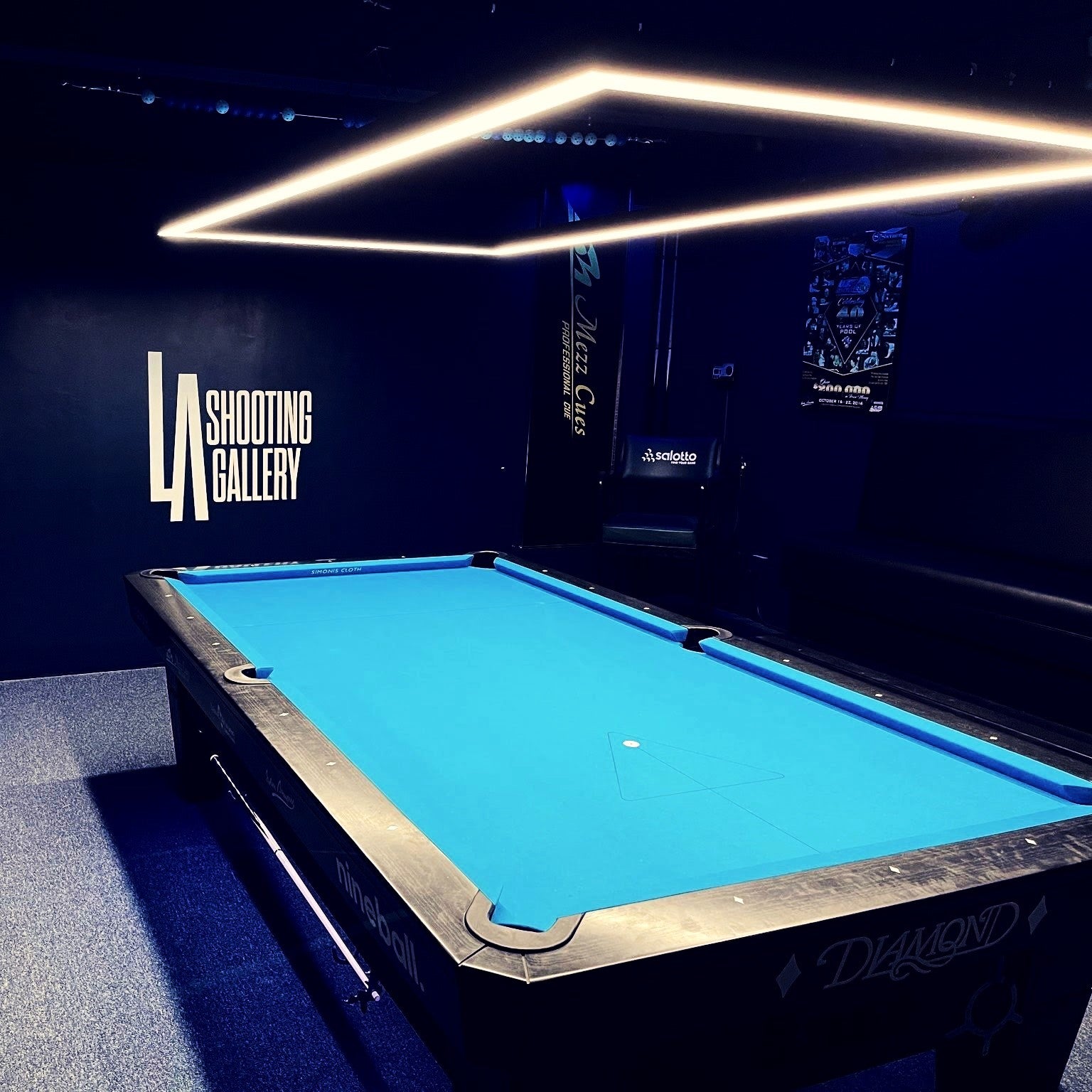 8FT Perimeter Billiard® LED Pool Table Light - Pool Shark Supply
