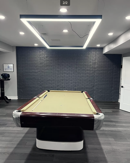 8FT Perimeter Billiard® LED Pool Table Light - Pool Shark Supply