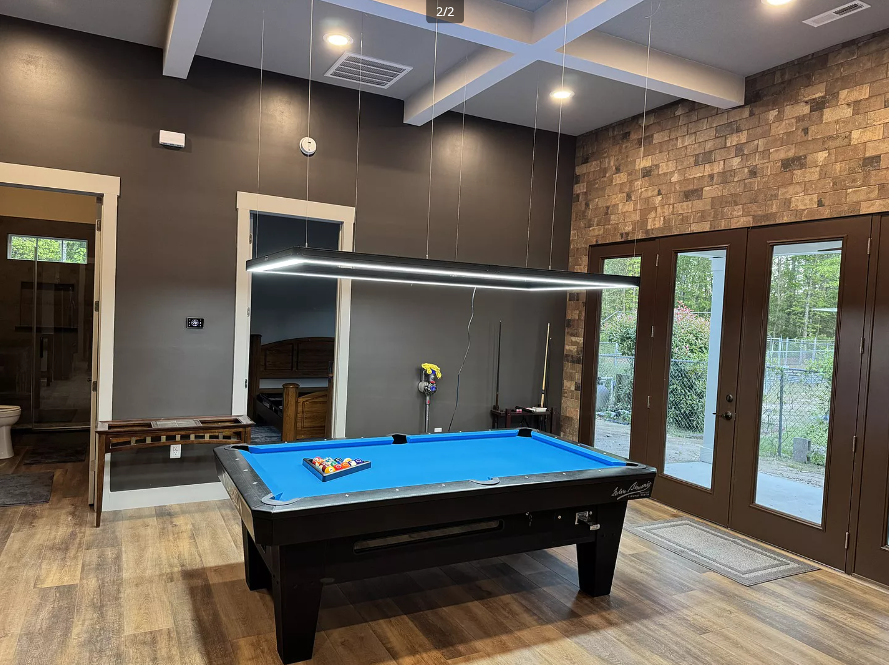 8FT Perimeter Billiard® LED Pool Table Light - Pool Shark Supply
