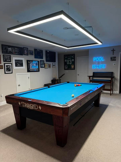 9FT Perimeter Billiard® LED Pool Table Light - Pool Shark Supply