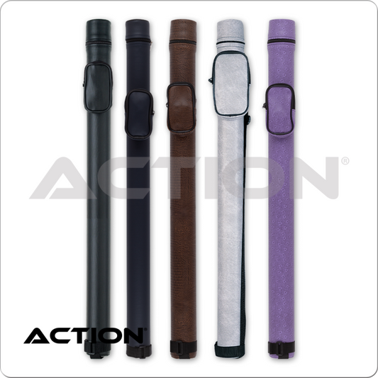 Action ACRND Round Pool Cue Case - 1x2 (Various Colors Options) - Pool Shark Supply