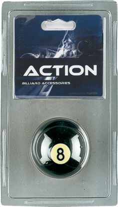 Action BB8BP Replacement 8 Ball - Blister Pack - Pool Shark Supply