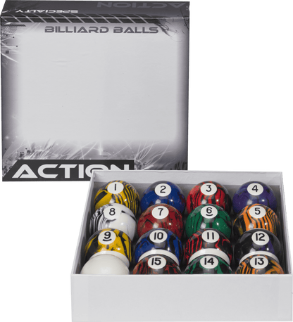 Action BBBM Black Marble Ball Set - Pool Shark Supply