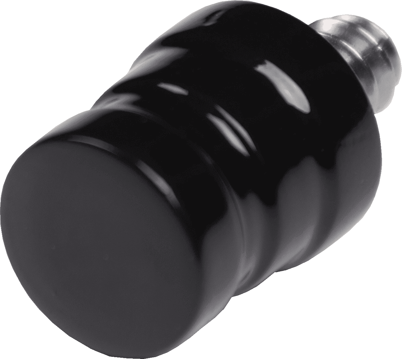 Action JPEXMALE Male Exotic Wood Joint Protector - Black Stained Maple - Pool Shark Supply