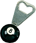 Action NI8BBO 8-Ball Bottle Opener - - Pool Shark Supply