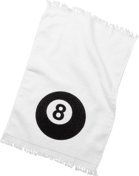 Action NI8BT 8-Ball Towel - - Pool Shark Supply