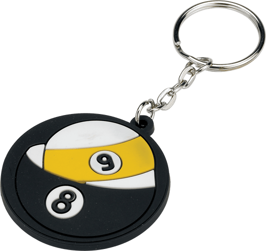 Action NIKC98 8,9-Ball Key Chain - - Pool Shark Supply