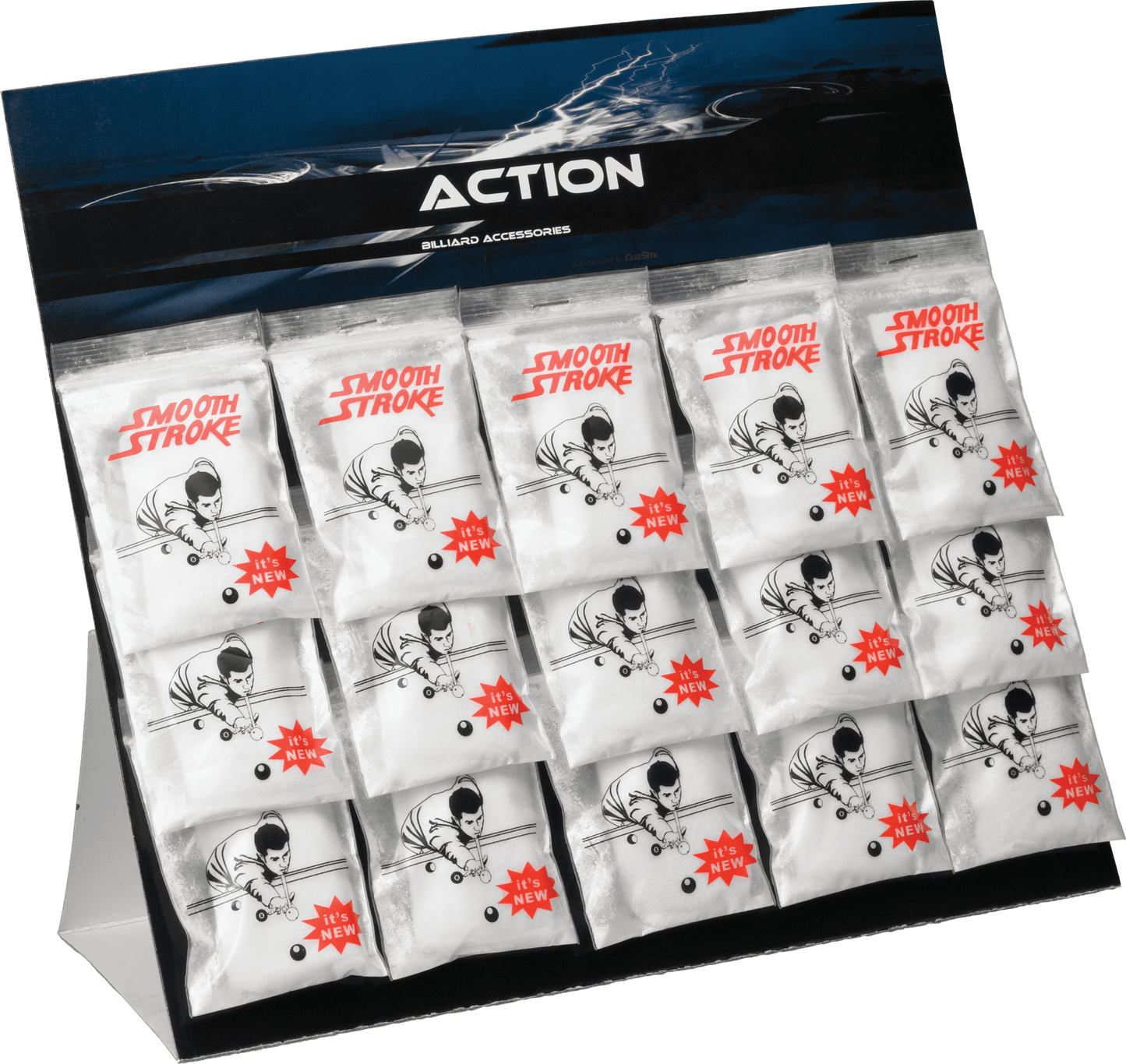 Action SPST15 Smooth Stroke - Card of 15 - Pool Shark Supply Pool Shark Supply