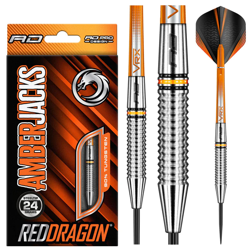 Amberjack 17 Tungsten Steel Tip Darts - Pool Shark Supply Pool Shark Supply