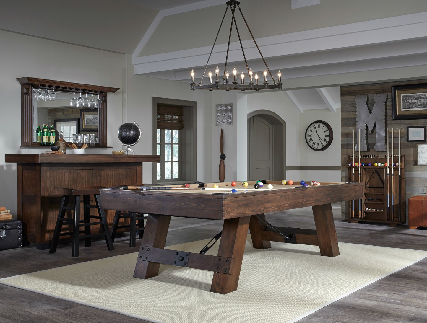 American Heritage 8 Foot Savannah Billiard Table (2 Finish Options) - Pool Shark Supply Pool Shark Supply