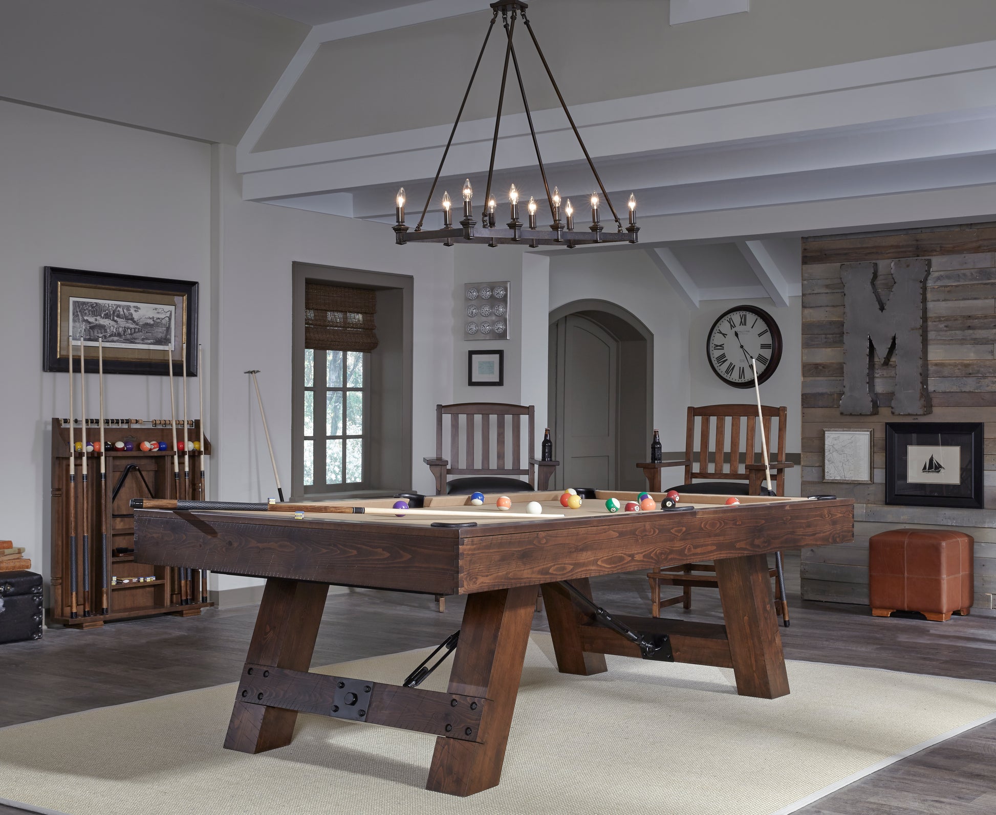 American Heritage 8 Foot Savannah Billiard Table (2 Finish Options) - Pool Shark Supply
