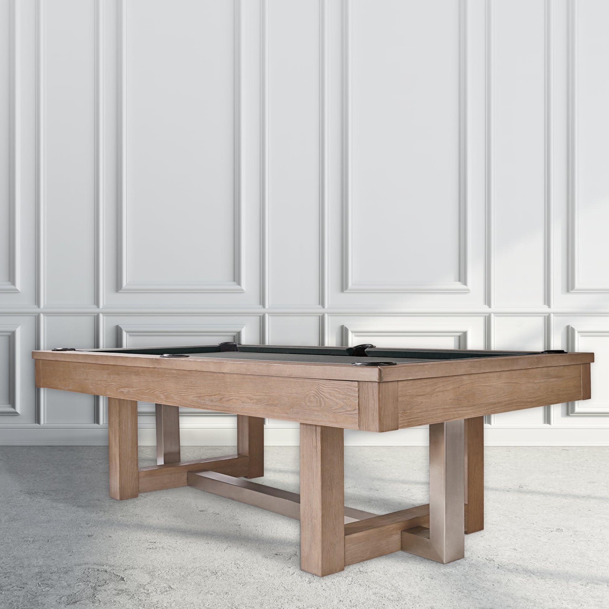 American Heritage 7' foot Abbey Billiard Table - Aged Grey - Pool Shark Supply