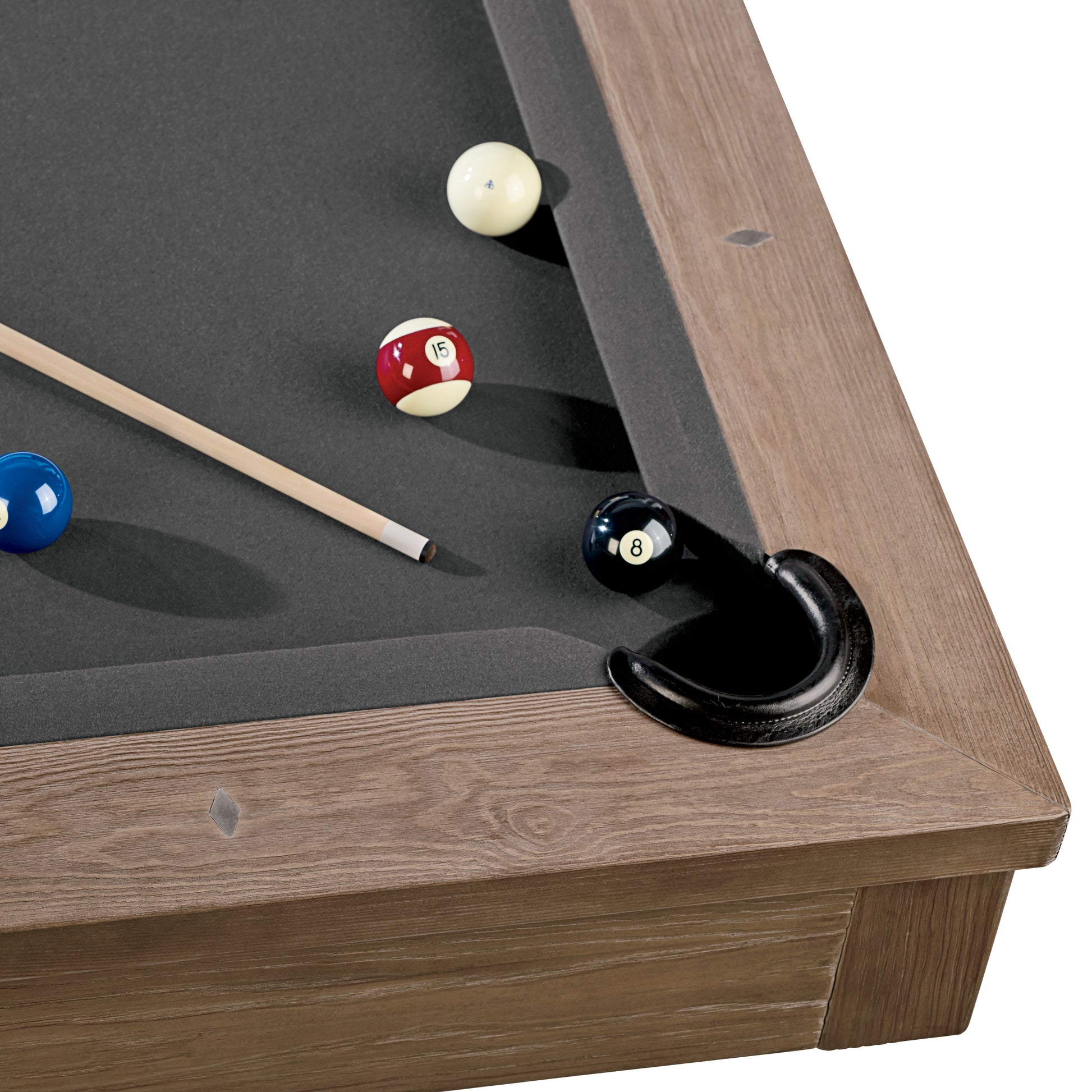 American Heritage 7' foot Abbey Billiard Table - Aged Grey - Pool Shark Supply
