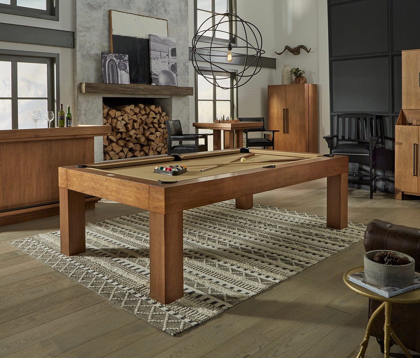 American Heritage 8' Foot Alta Billiard Table (3 Finish Options) - Pool Shark Supply Pool Shark Supply