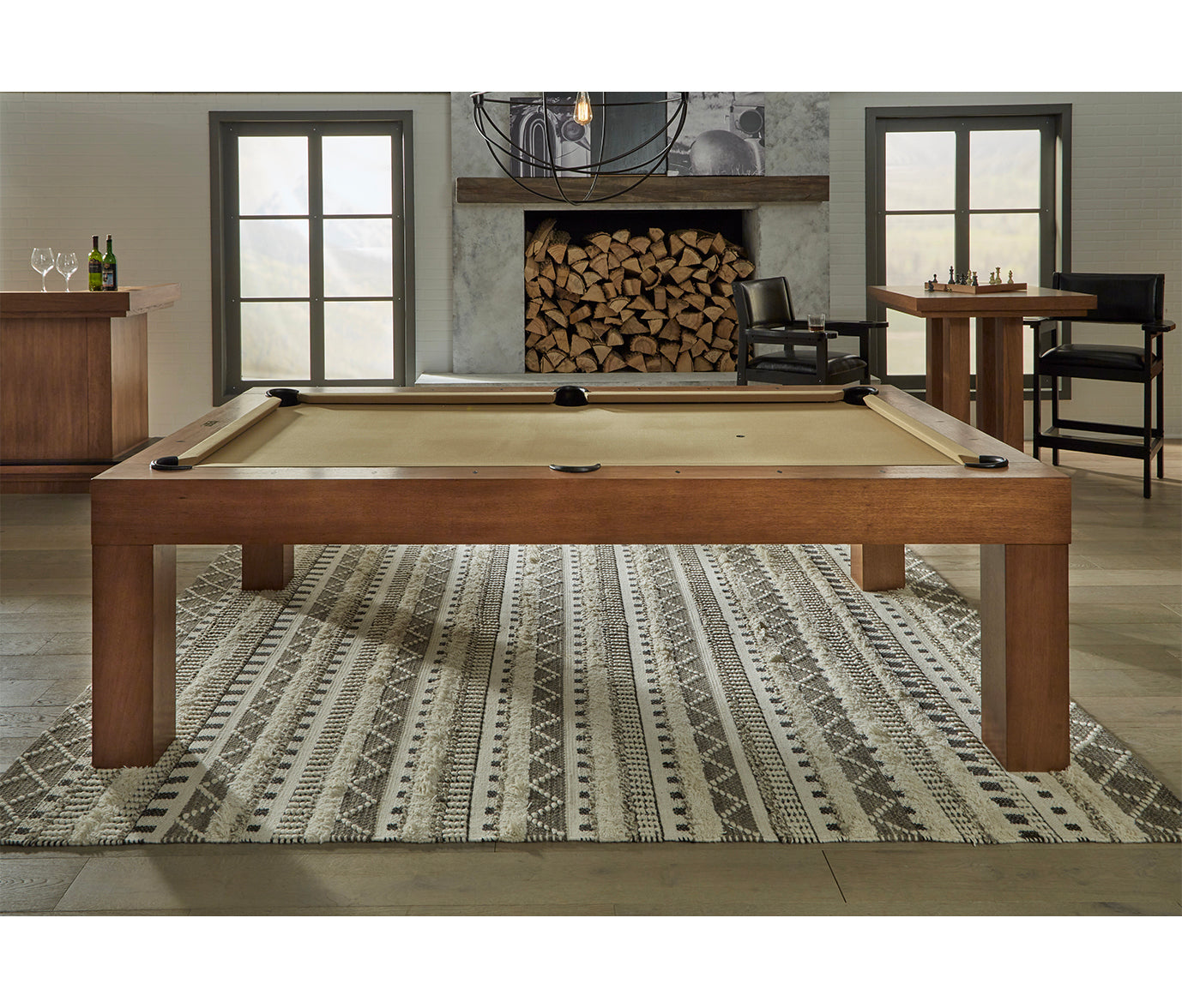 American Heritage 8' Foot Alta Billiard Table (3 Finish Options) - Pool Shark Supply