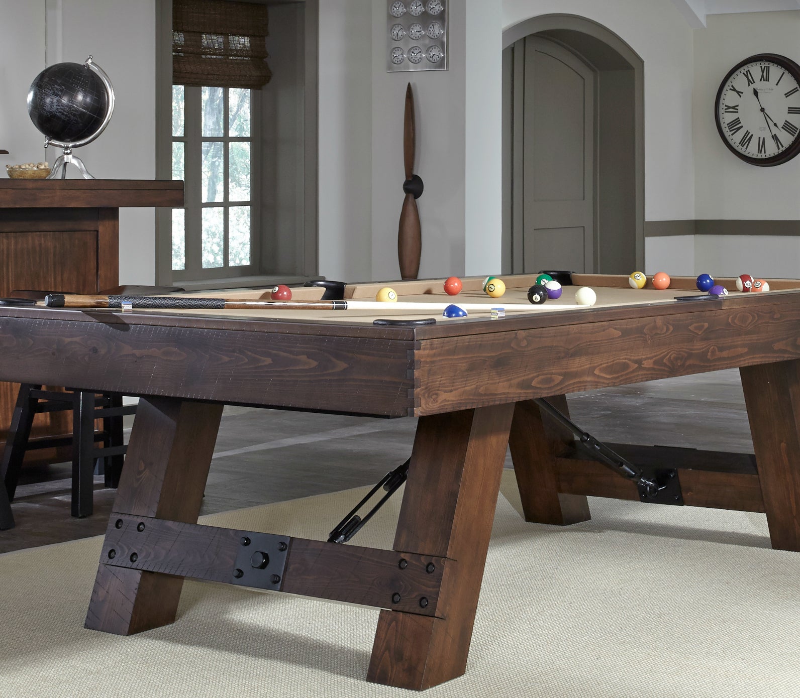 American Heritage 7 Foot Savannah Billiard Table (2 Finish Options) - Pool Shark Supply