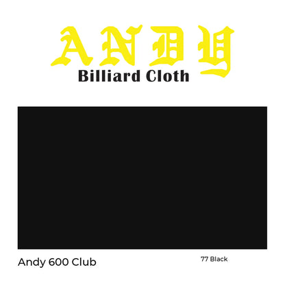 Andy 600 Club Cloth  (Various Table size & colors available) - Pool Shark Supply