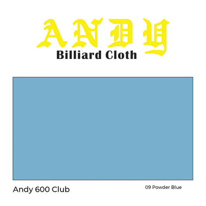 Andy 600 Club Cloth  (Various Table size & colors available) - Pool Shark Supply