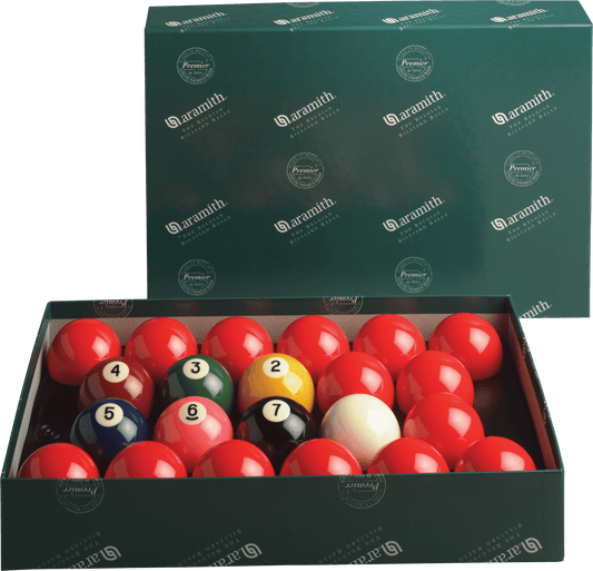 Aramith BBANS2.125 Premier 2 1/8" Numbered Snooker Set - Pool Shark Supply