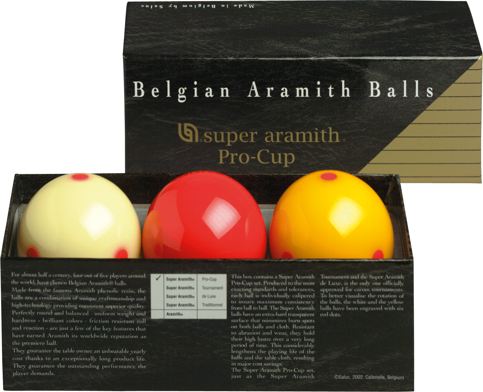 Aramith BBARC Pro Cup Carom Ball Set - Pool Shark Supply