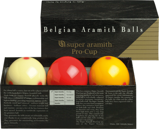 Aramith BBARC Super Pro Cup Carom Set - Pool Shark Supply